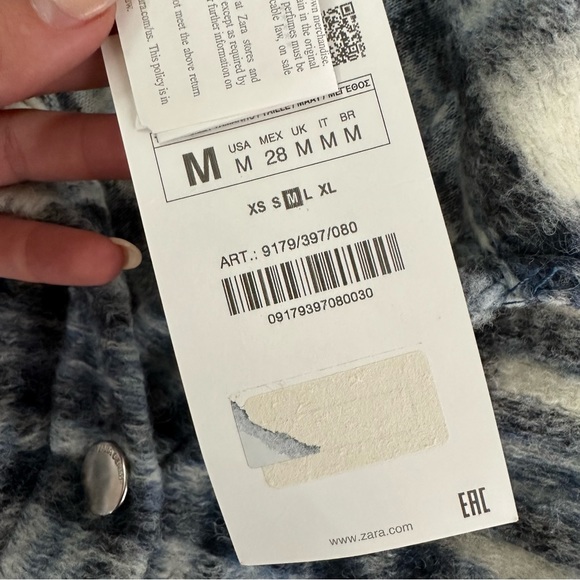 Zara Cropped Plaid Jacket - Picture 5 of 6